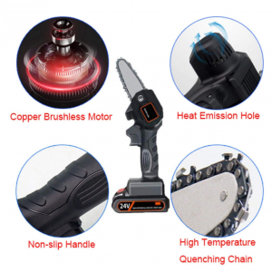Mini wireless chainsaw – Mini sega elettrica senza fili 03