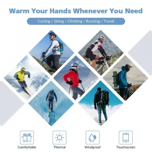 Guanti invernali con eccezionale isolamento termico e funzionalità touch screen – HEATGLOVES 03