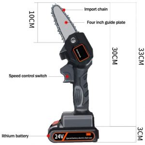 Mini wireless chainsaw – Mini sega elettrica senza fili 03